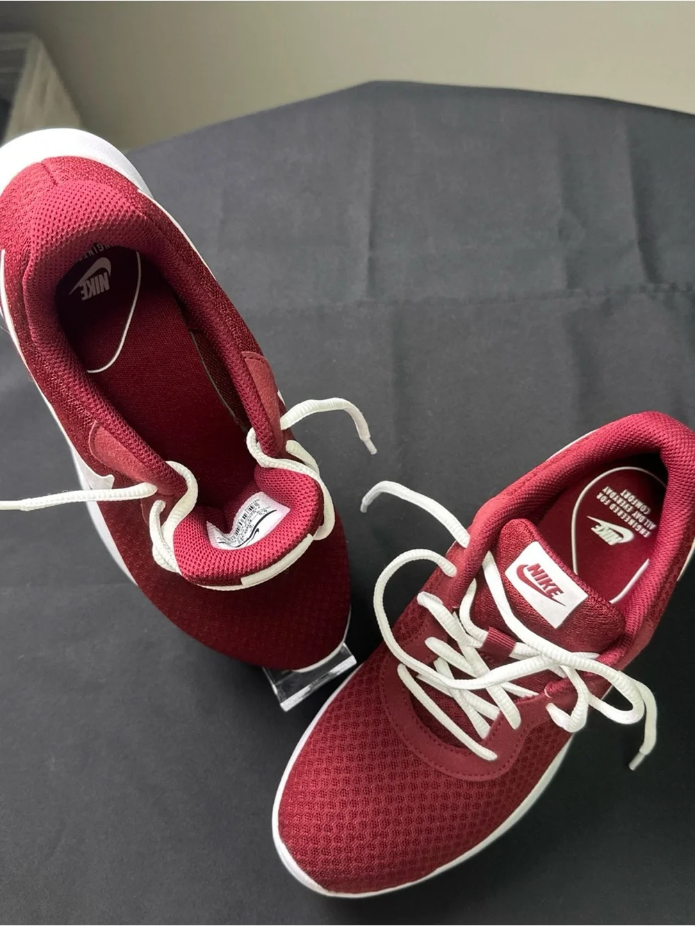 Nike Women's Burgundy and White Athletic Sneakers NWOT